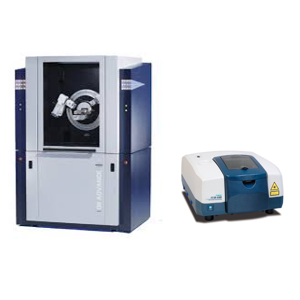 FTIR Spectrophotometer, UV-Visible Spectrophotometer,  X-ray Diffractometer