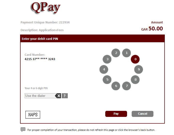 Payment Guideline | Qatar University - Image11